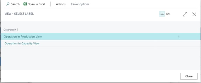 VPS-configure bar label-select view