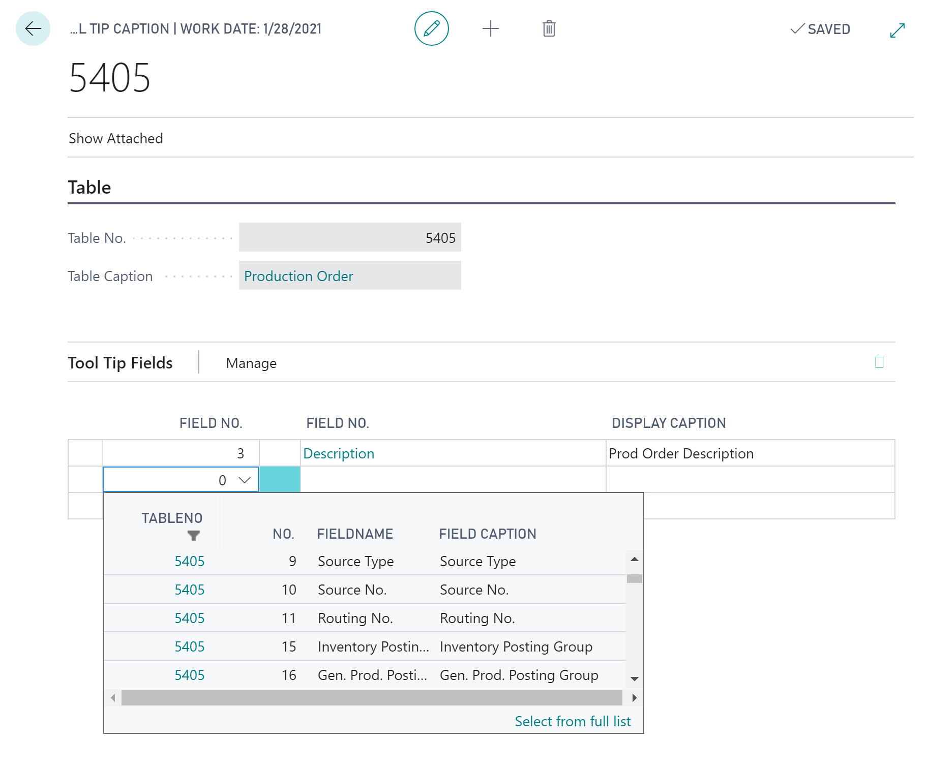 How can I define the tooltip?