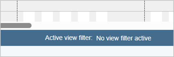 VPS - no view filter active